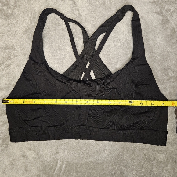 G163. Lululemon Stash It All Bra in Black - Size 12 - Picture 5 of 8